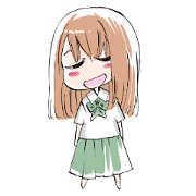 Sleepy Cute Girl Sticker [OKIRU]