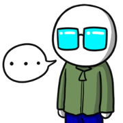 Green Guy with Glasses