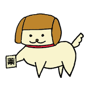 very very cute dog sticker