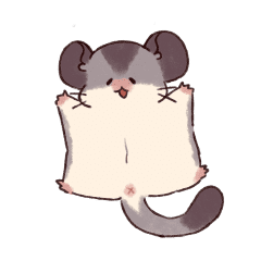 Sugar Glider Sticker Of Scorch Tail Line Sticker Line Store