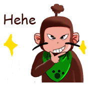 Jono is cute weird monkey