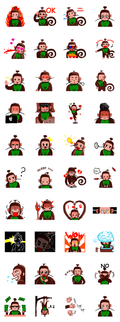 Jono is cute weird monkey