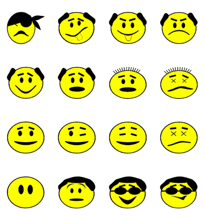 Yellow Faces Toon