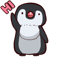 Optimistic penguin Pugen