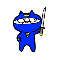 funny ninja cat tamao