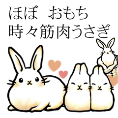 Mochi rabbit and muscles