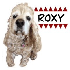 アメリカンコッカースパニエルのroxy Lineクリエイターズスタンプ Stamplist