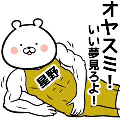 Hoshino Name Muscle Sticker