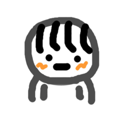 Child who has a facial expression
