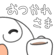 White circle Sticker