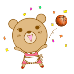 バスケ応援ママくまさん Line スタンプ Line Store バスケ応援ママくまさん Line スタンプ Line Store