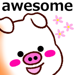 lovetan/SIMPLE CUTE PIG(English ver)