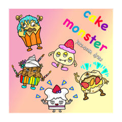 cake monster_kazusandraw_ japanes