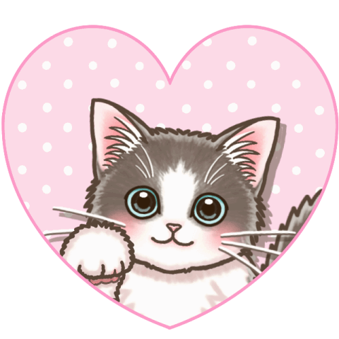 Pop up Sticker of kittens 3