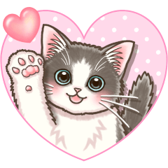 Pop up Sticker of kittens 3 – LINE stickers | LINE STORE