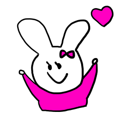 Rabbit of pink