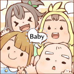baby sticker-message-