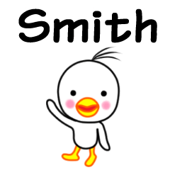 Smith name sticker(Bird boy)