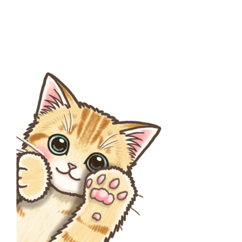 Pop up Sticker of kittens 3.5