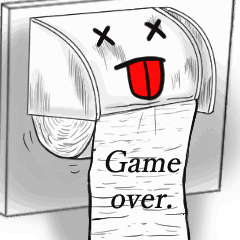 文字入りトイレットペーパー 英語2 Line スタンプ Line Store