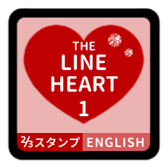 THE LINE HEART 1 [2-3][RED][ENGLISH]