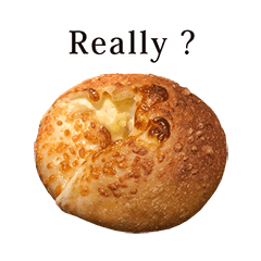 焼きたてチーズパン と 英語 English Line スタンプ Line Store