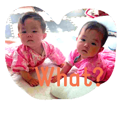 双子の女の子 赤ちゃん Line スタンプ Line Store