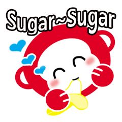 Sugar is a little monkey