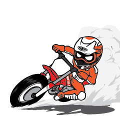 Dirt Rider (Motocross) animation V.ENG