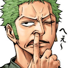 One Piece Zoro Sticker Line Stickers Line Store