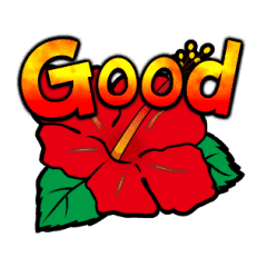 Moving Capricious Hibiscus Line Stickers Line Store Moving Capricious Hibiscus Line Stickers Line Store