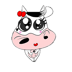 cow sticker77