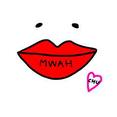 Lip Man Sticker (ver. English)