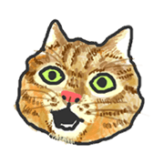 Cat language Sticker.For cat's servants