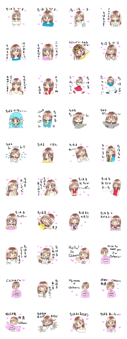 I'm CHIHARU! CHIHARU Sticker.
