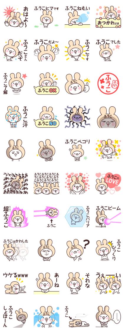 Name Sticker Fuuko