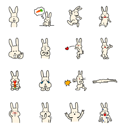 Simple and pretty rabbit!