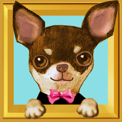Pop-up stickers of Pets(Chihuahua)