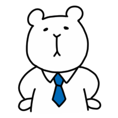 Office Worker of Polar Bear