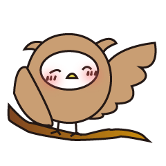 A plump owl