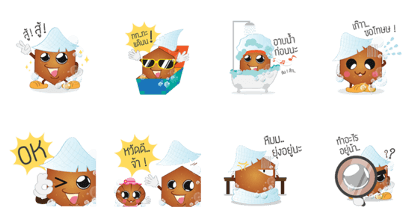Mr.Soap and their friends.