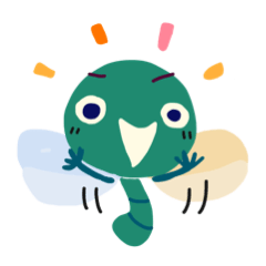 Cute Green Bug