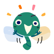 Cute Green Bug