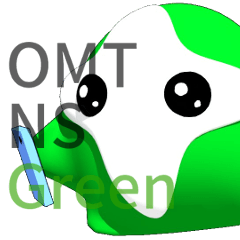 OMTNS 緑 スタンプ 2017