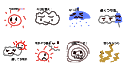 fine weatherstamp