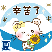 Panda cat, Pan'nya summer sticker china