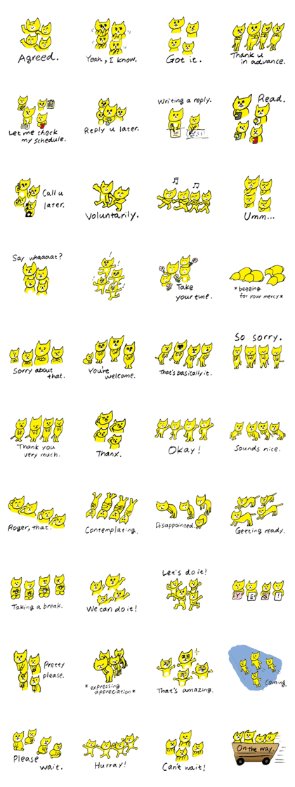 Yellow Cats on Your Side