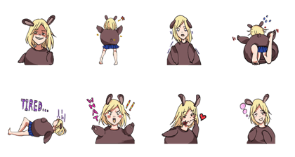 Mascot girl