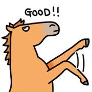 Juri Ogawa's HORSE Stickers4