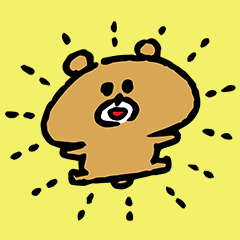 Cute Bear and speech bubble